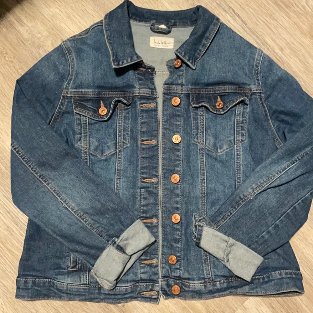 Nicole Miller Jean jacket Large